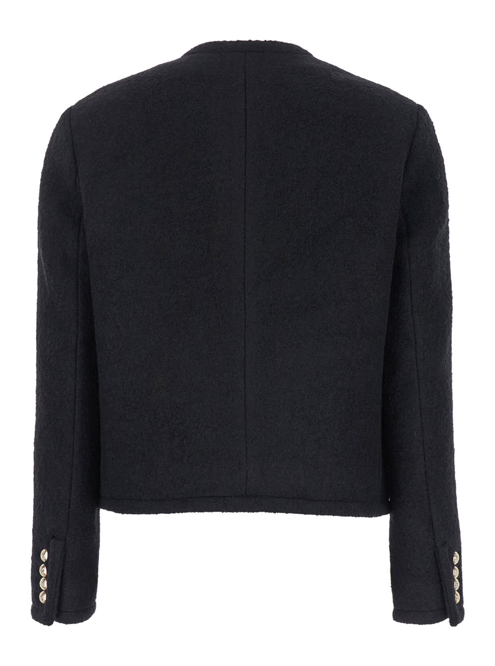 Shop Dunst Classic Tweed Jacket In Black