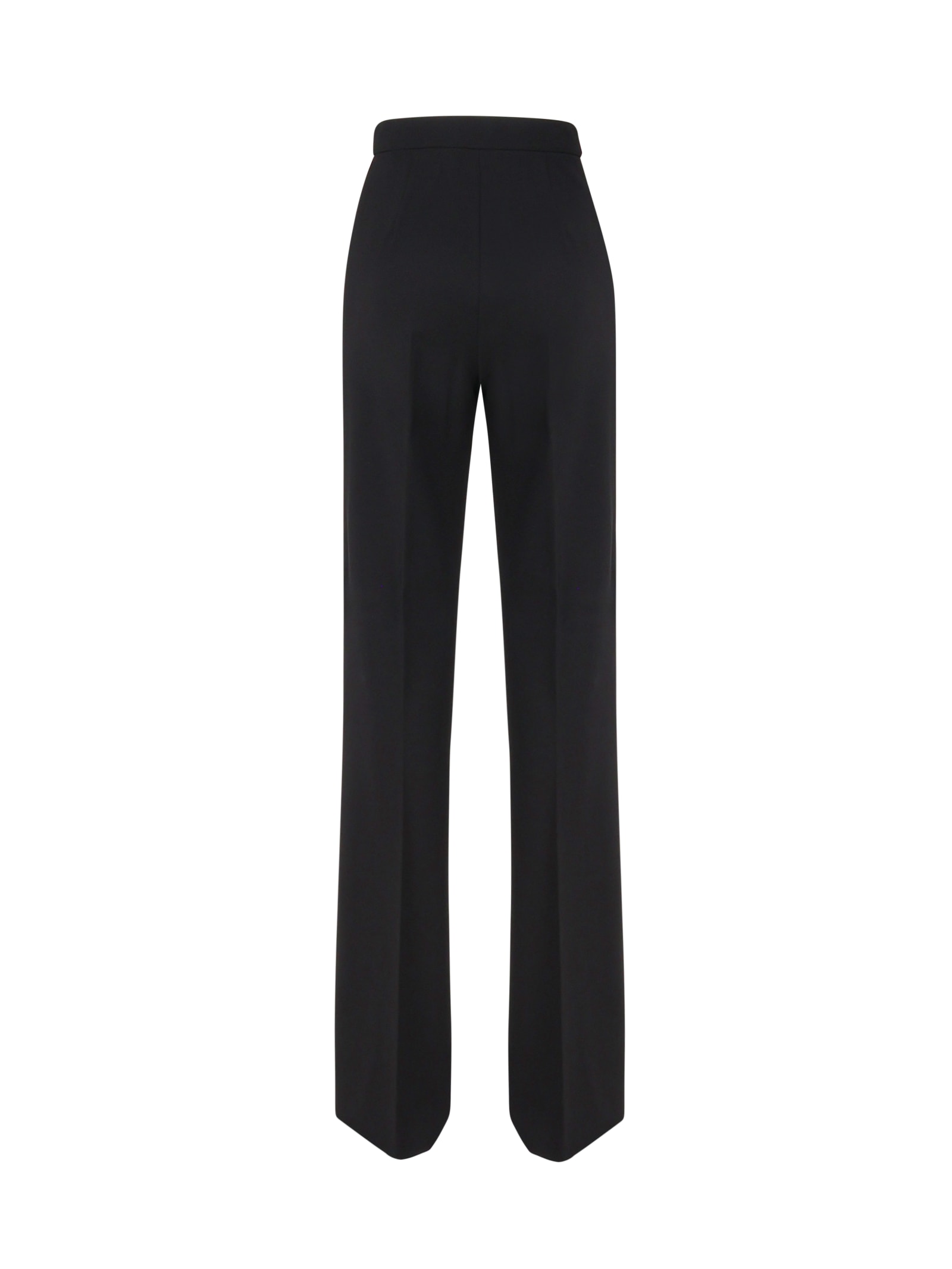 Shop Max Mara Norcia Jersey Pants In Black