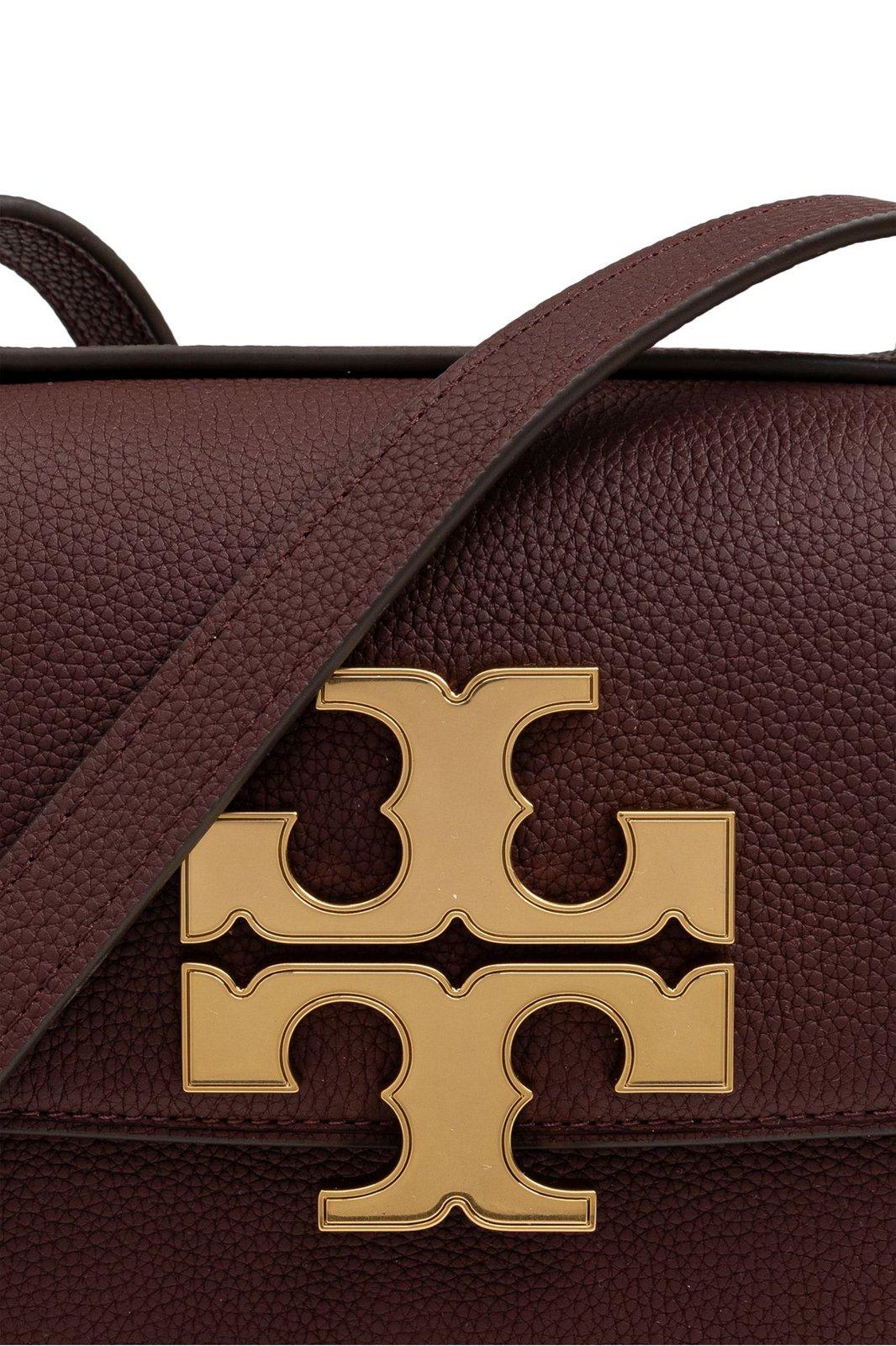 Shop Tory Burch Eleanor Small Shoulder Bag In Brown