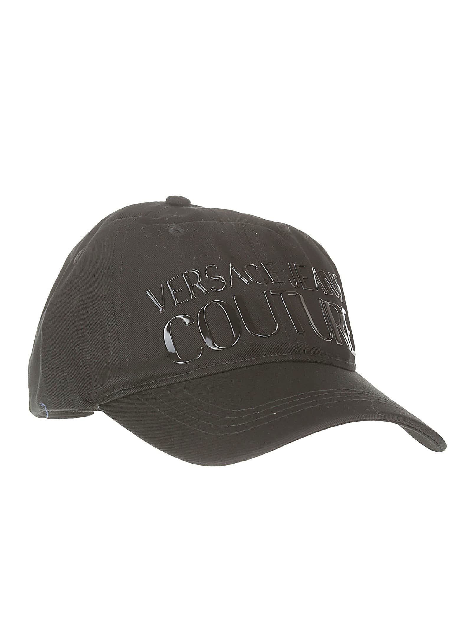 VERSACE JEANS COUTURE BASEBALL CAP WITH CUT IN THE MIDDLE HAT