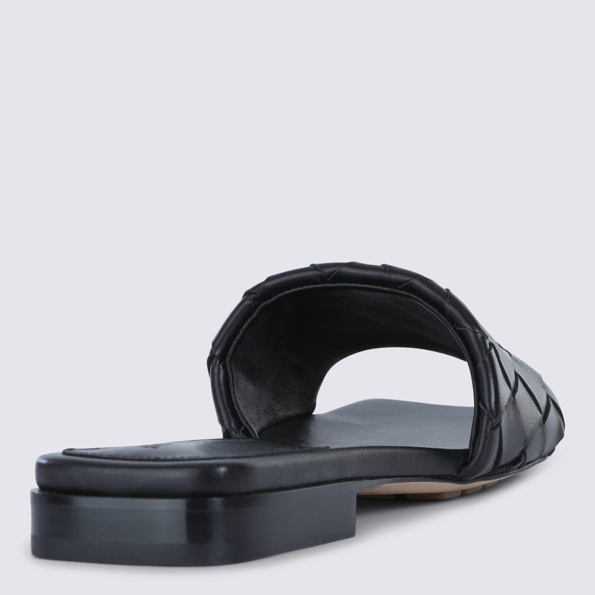 Bottega Veneta Parco Flat Mule In Black