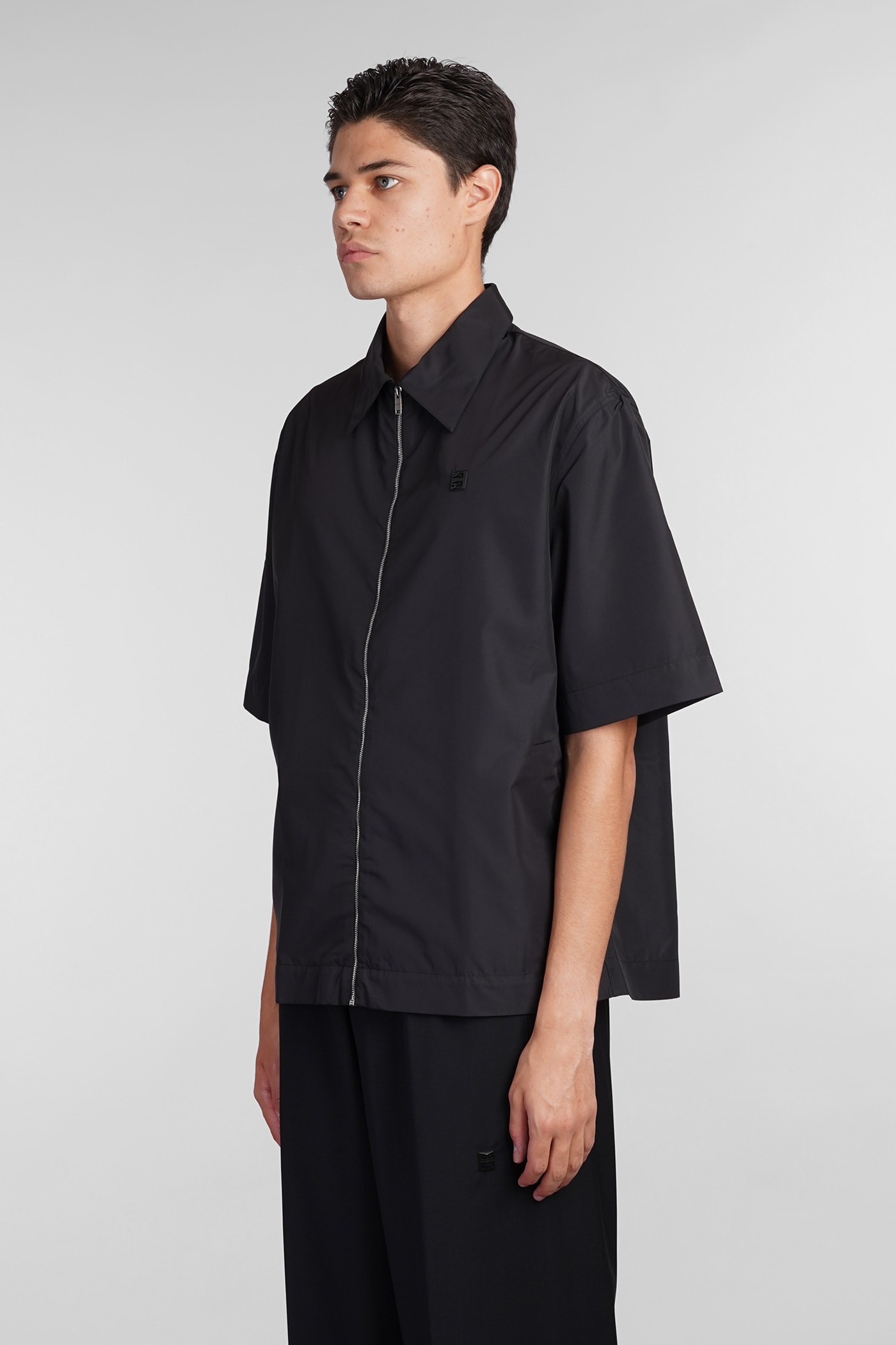 Shop Givenchy Shirt In Black Polyester