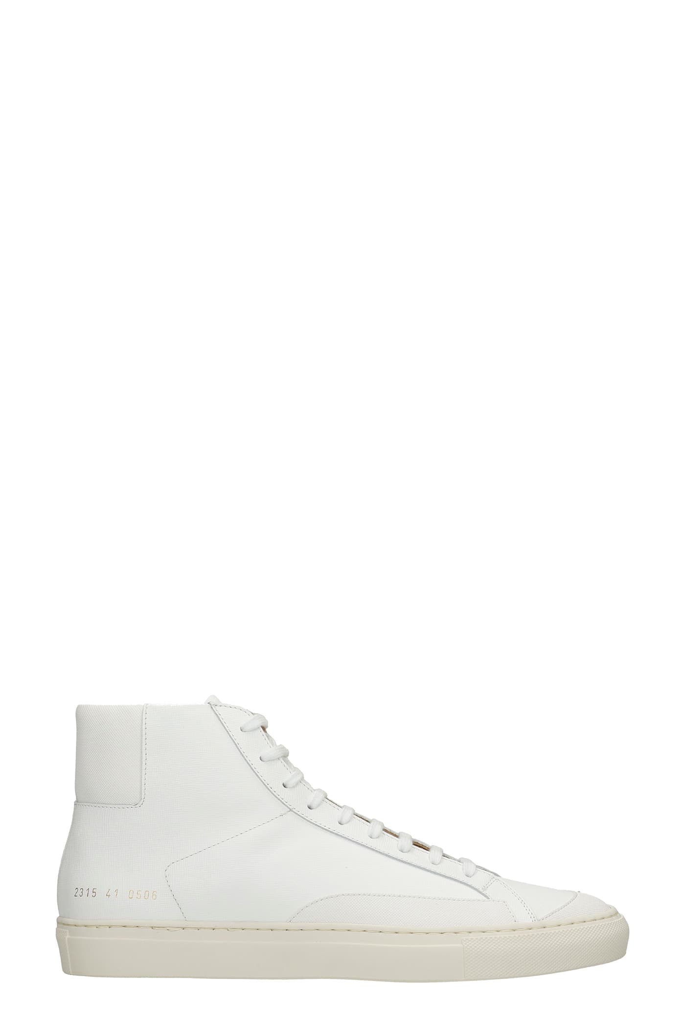 Common Projects Achilles Sneakers In White Leather