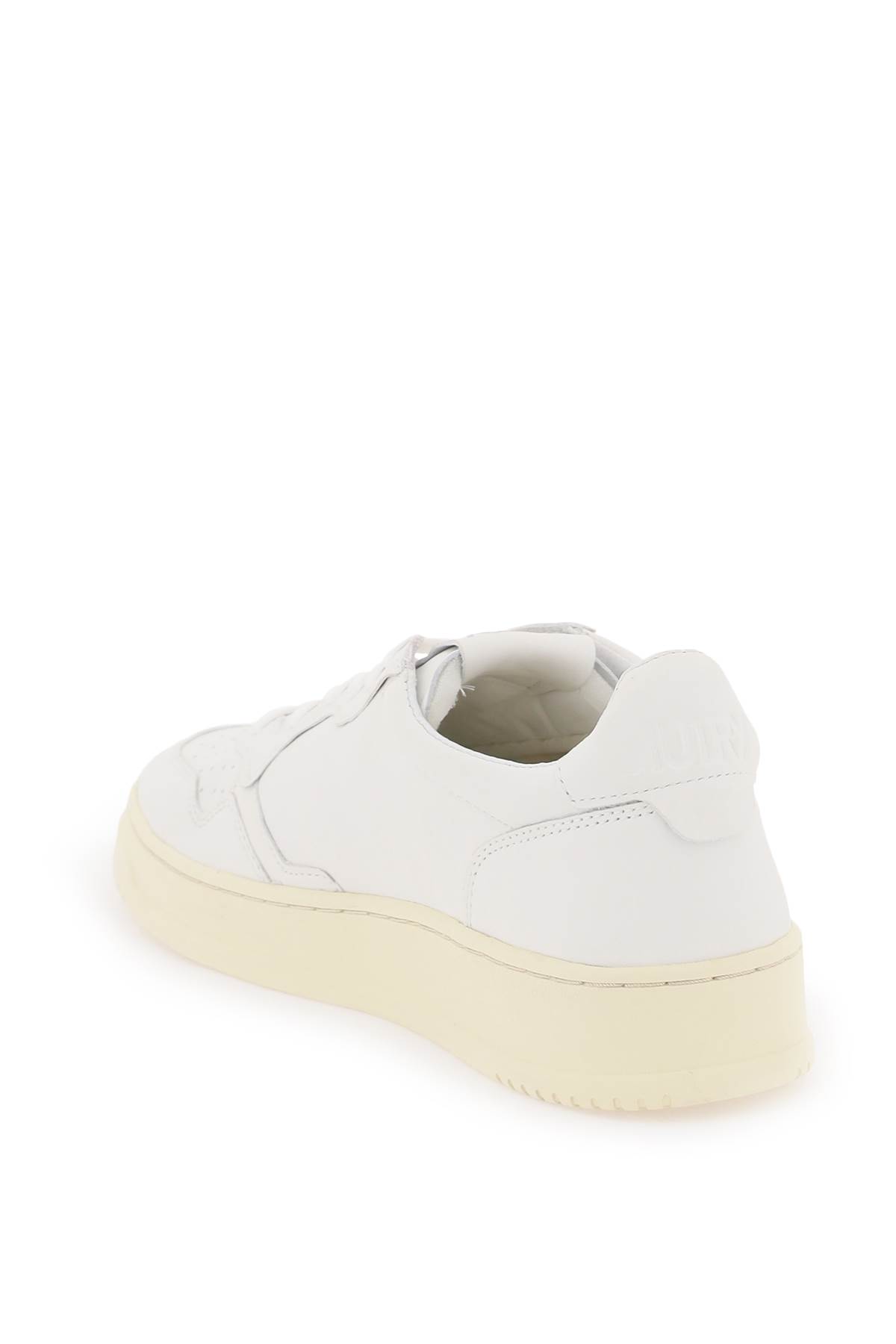 Shop Autry Medalist Low Sneakers In White (white)