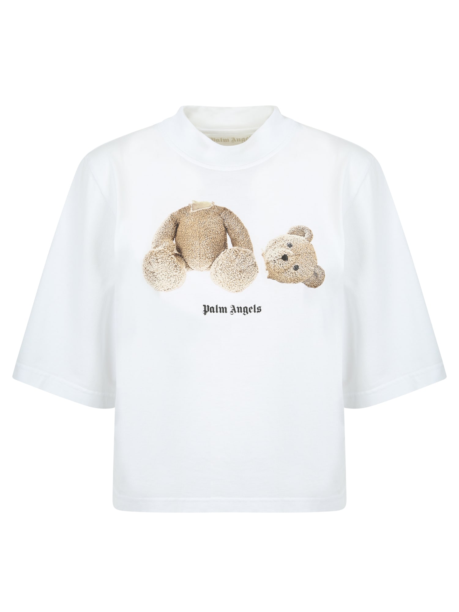 Palm Angels T-shirt With Signature Teddy Motif