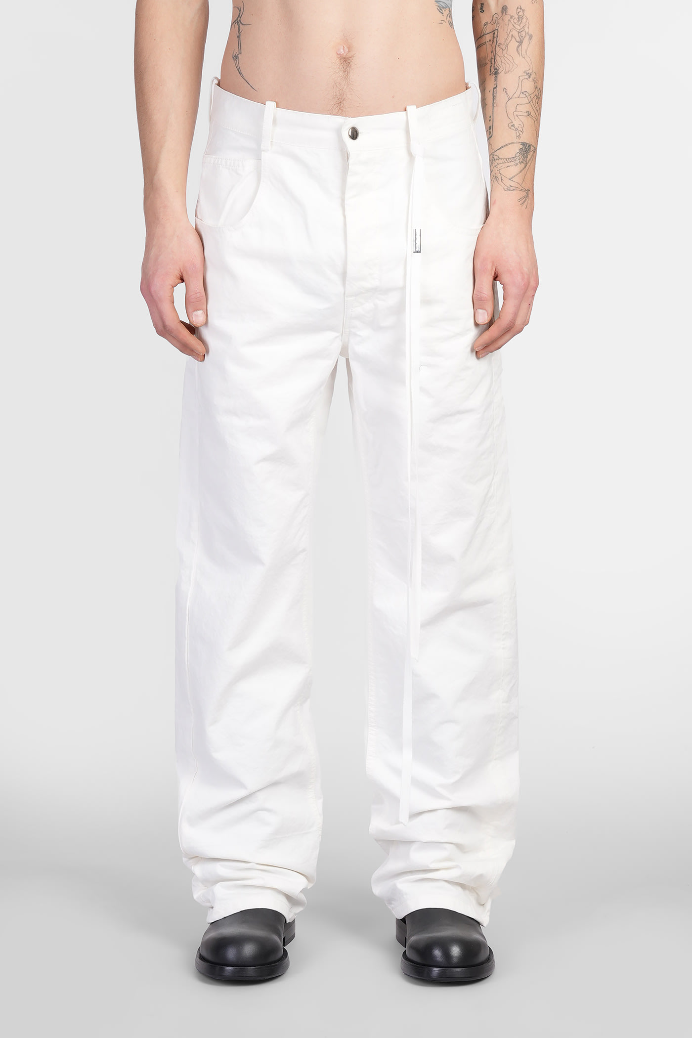 Ronald Pants In White Cotton
