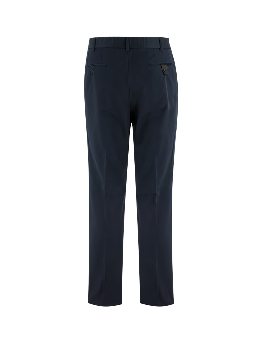 Shop Brioni Trousers In Midnight Blue