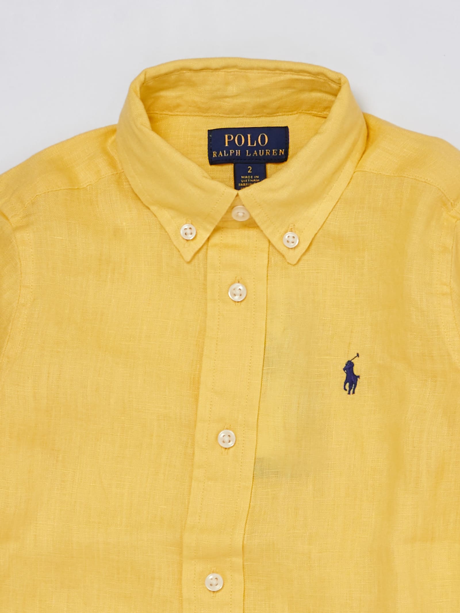 Shop Polo Ralph Lauren Shirt Shirt In Giallo