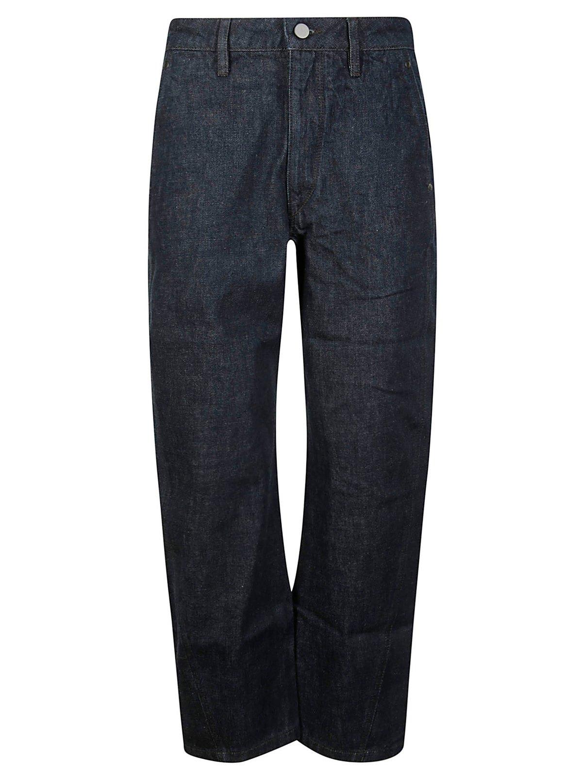 Lemaire Twisted High-rise Straight Jeans In Bl760