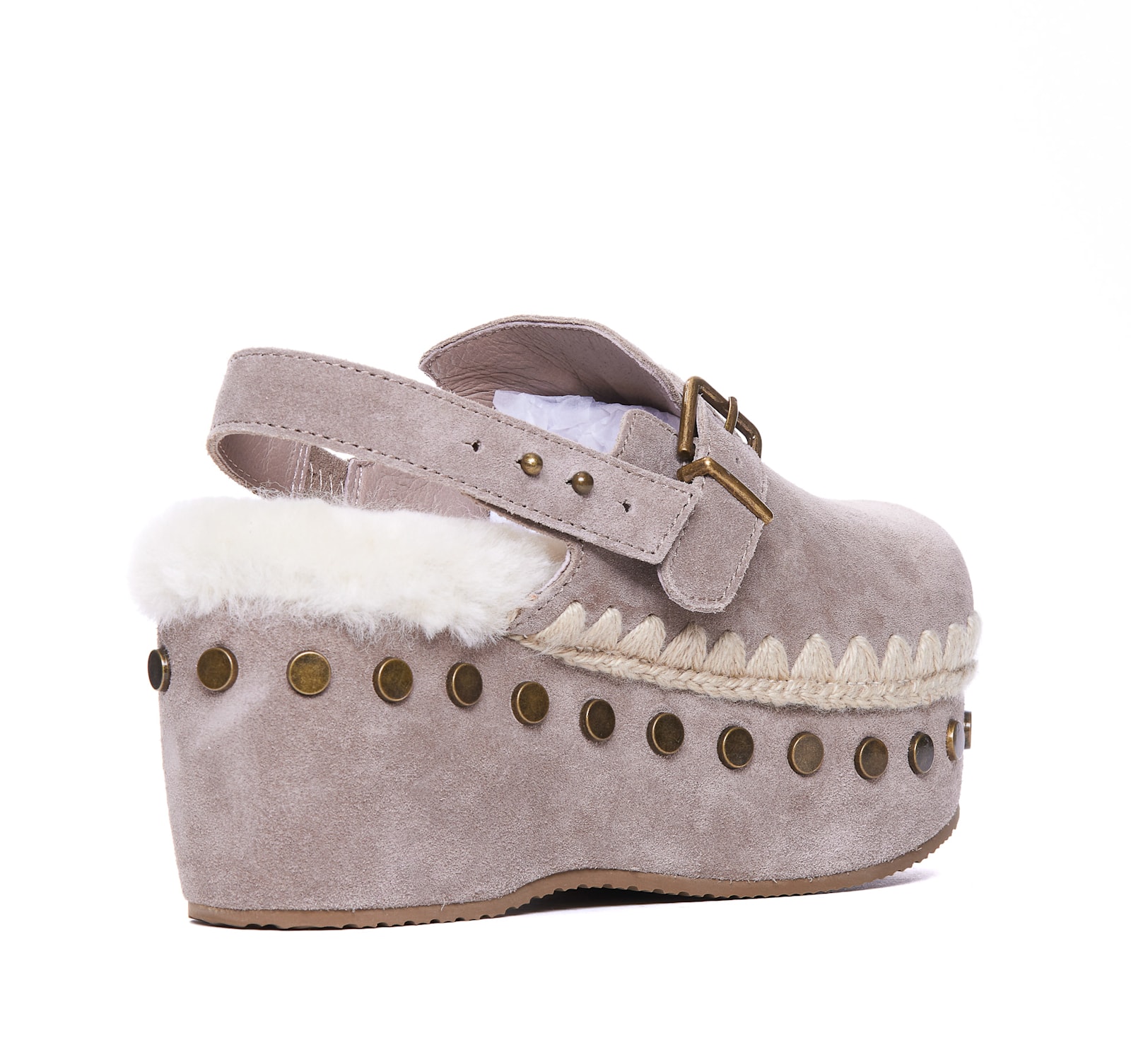 MOU PLAIN SUEDE CLOG 