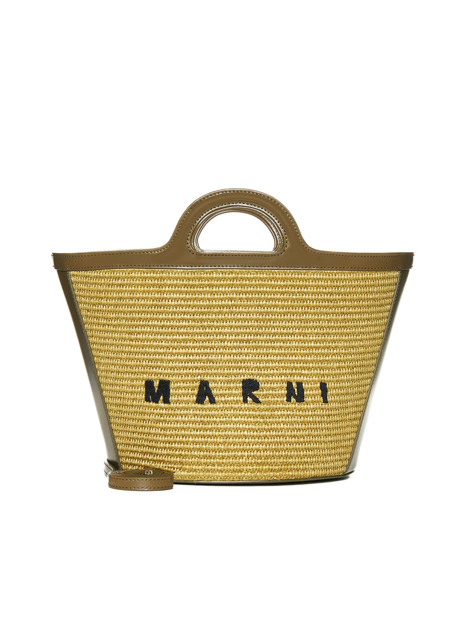 Shop Marni Tote In Green