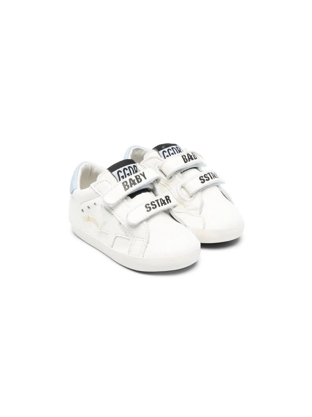 Golden Goose Kids' Sneaker Set With Print In White