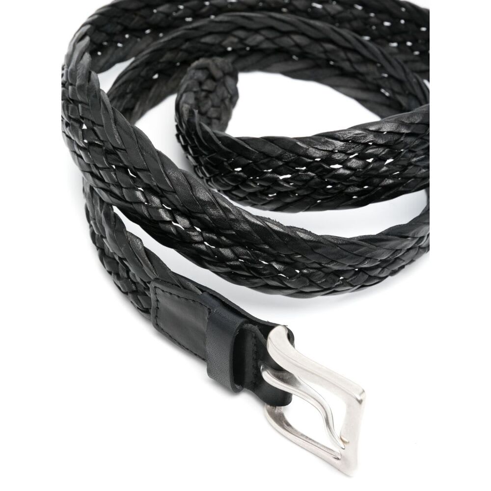 Orciani Toledo Leather Belt In Black