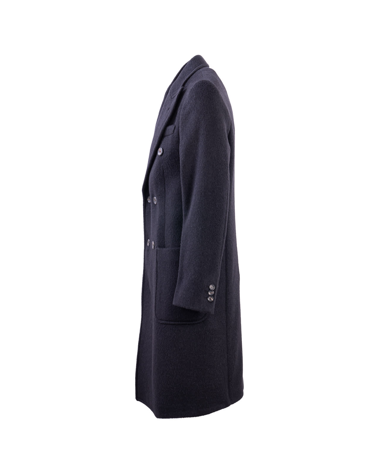 Shop Emporio Armani Coats Black