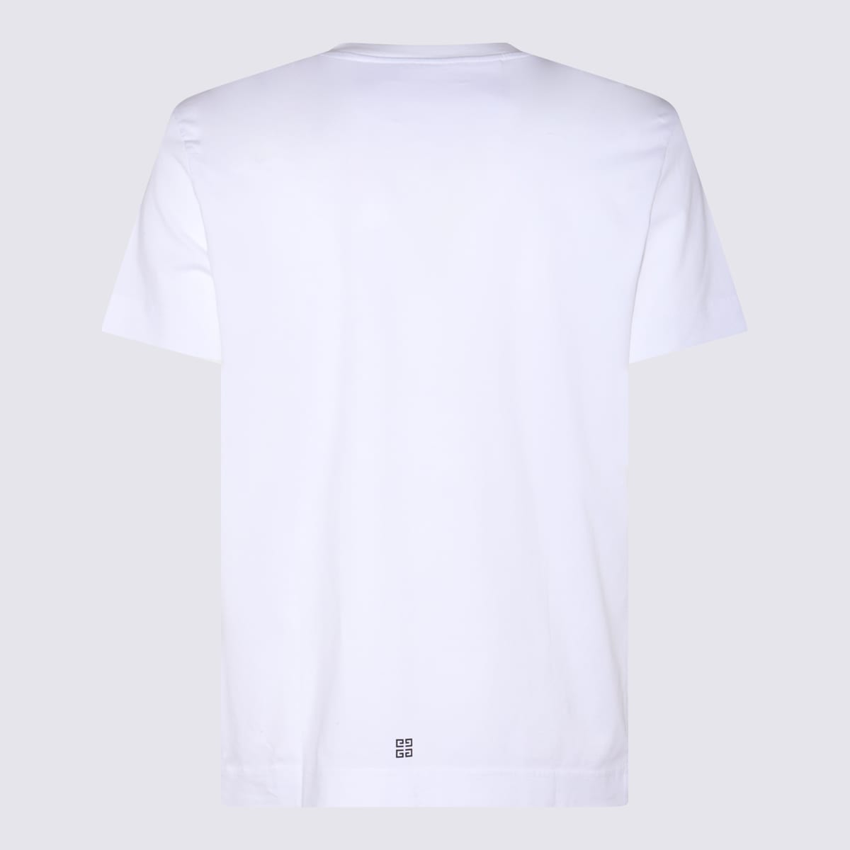 Shop Givenchy White Cotton Logo T-shirt