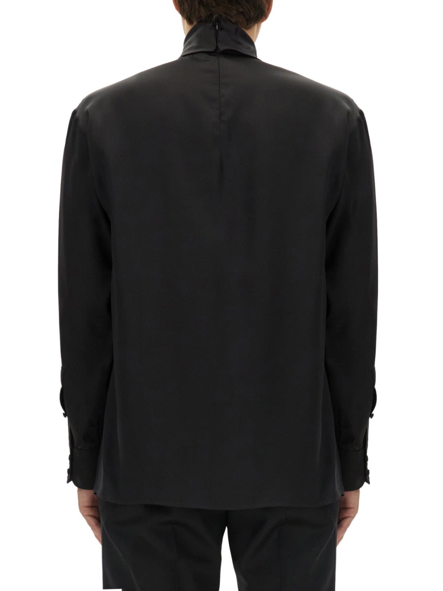 Shop Dolce & Gabbana Wide Turtleneck In Black