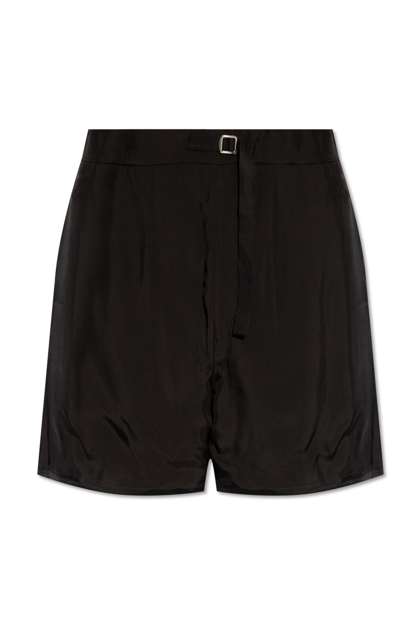 Jil Sander Shorts With Logo In Black