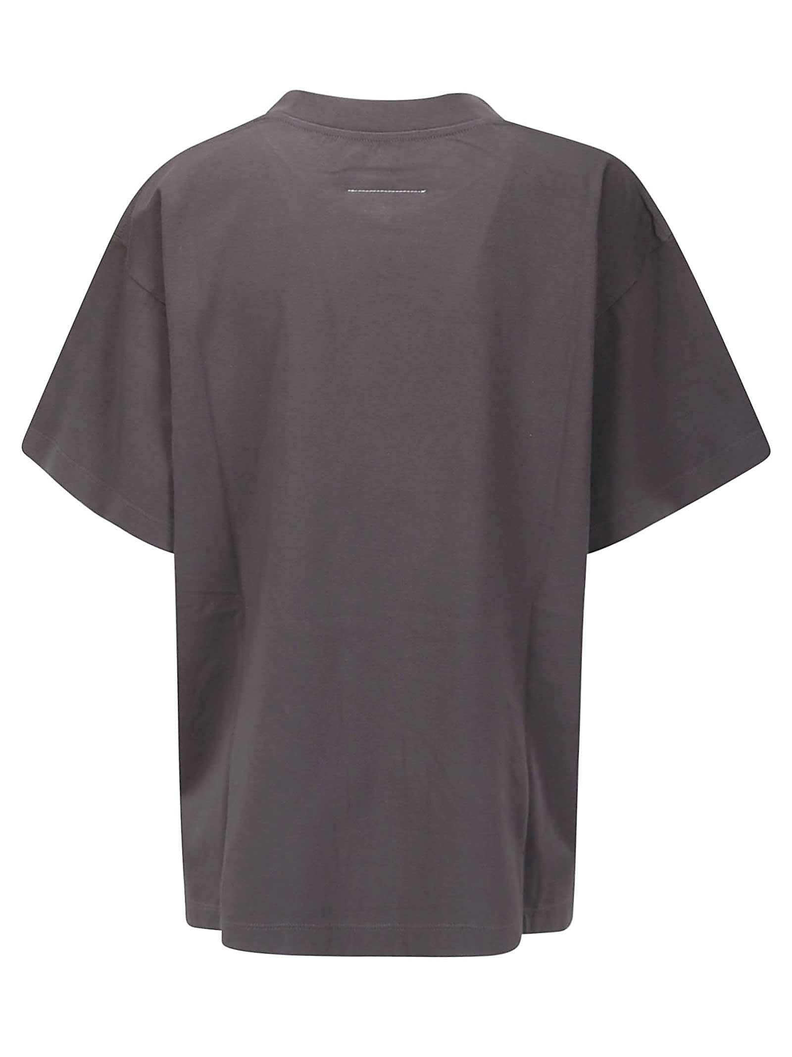 Shop Mm6 Maison Margiela T-shirt In Dark Grey
