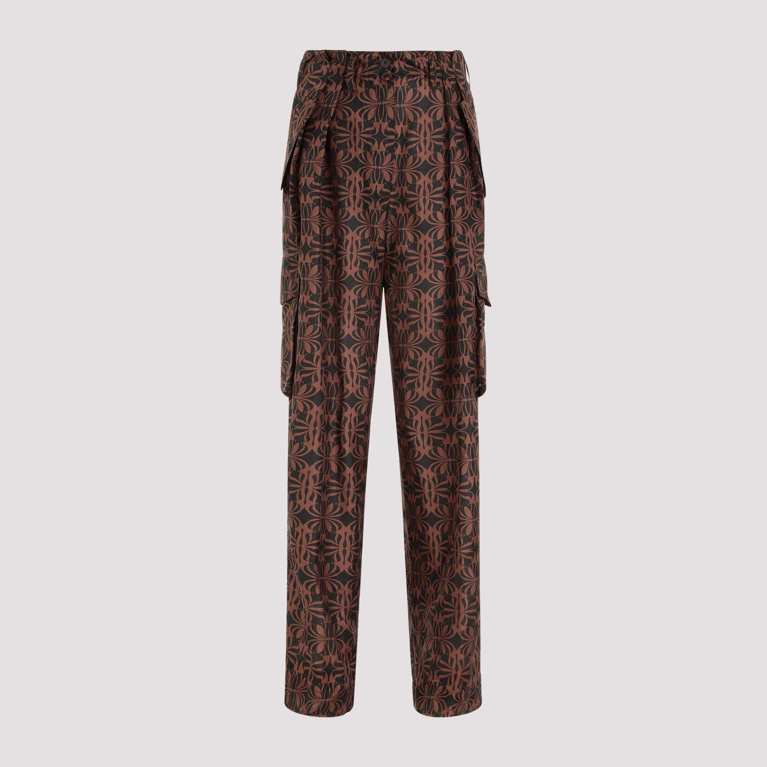 Shop Dries Van Noten Polkar Pants In Black