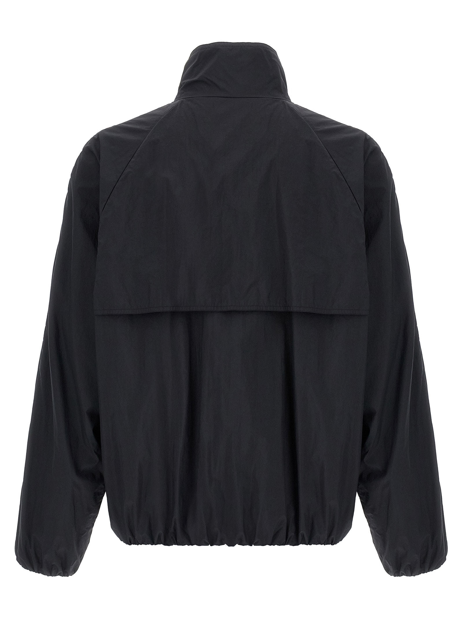 The Row Oyu Zip-front Bomber Jacket In Black