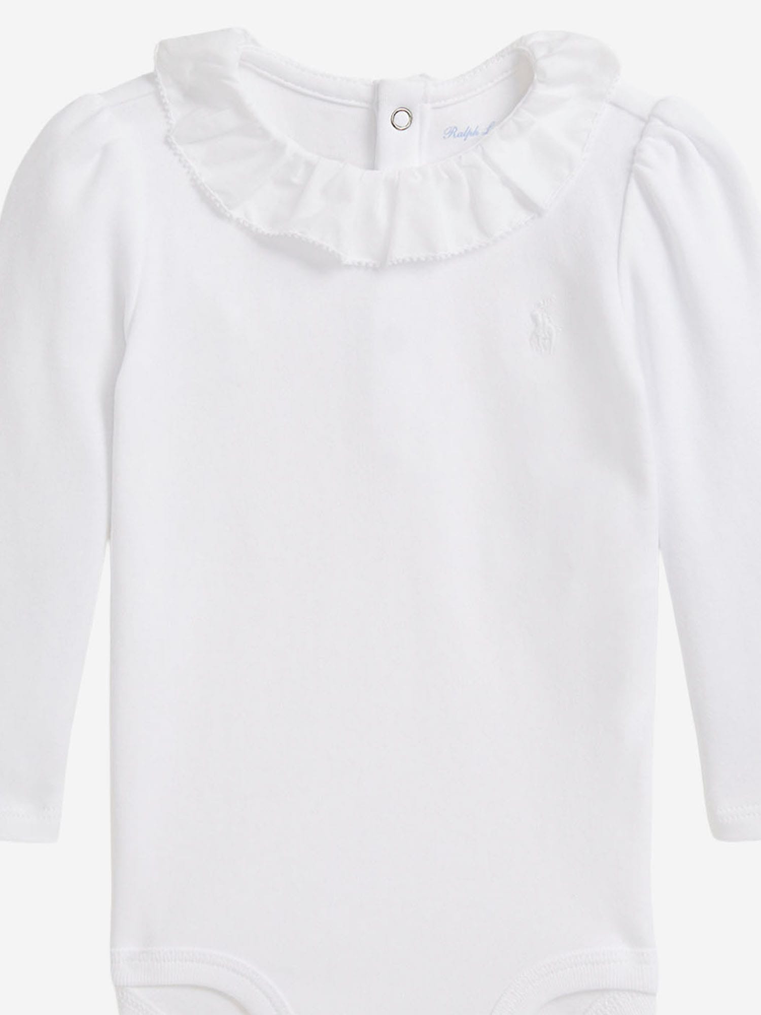 Polo Ralph Lauren Cotton Bodysuit In White