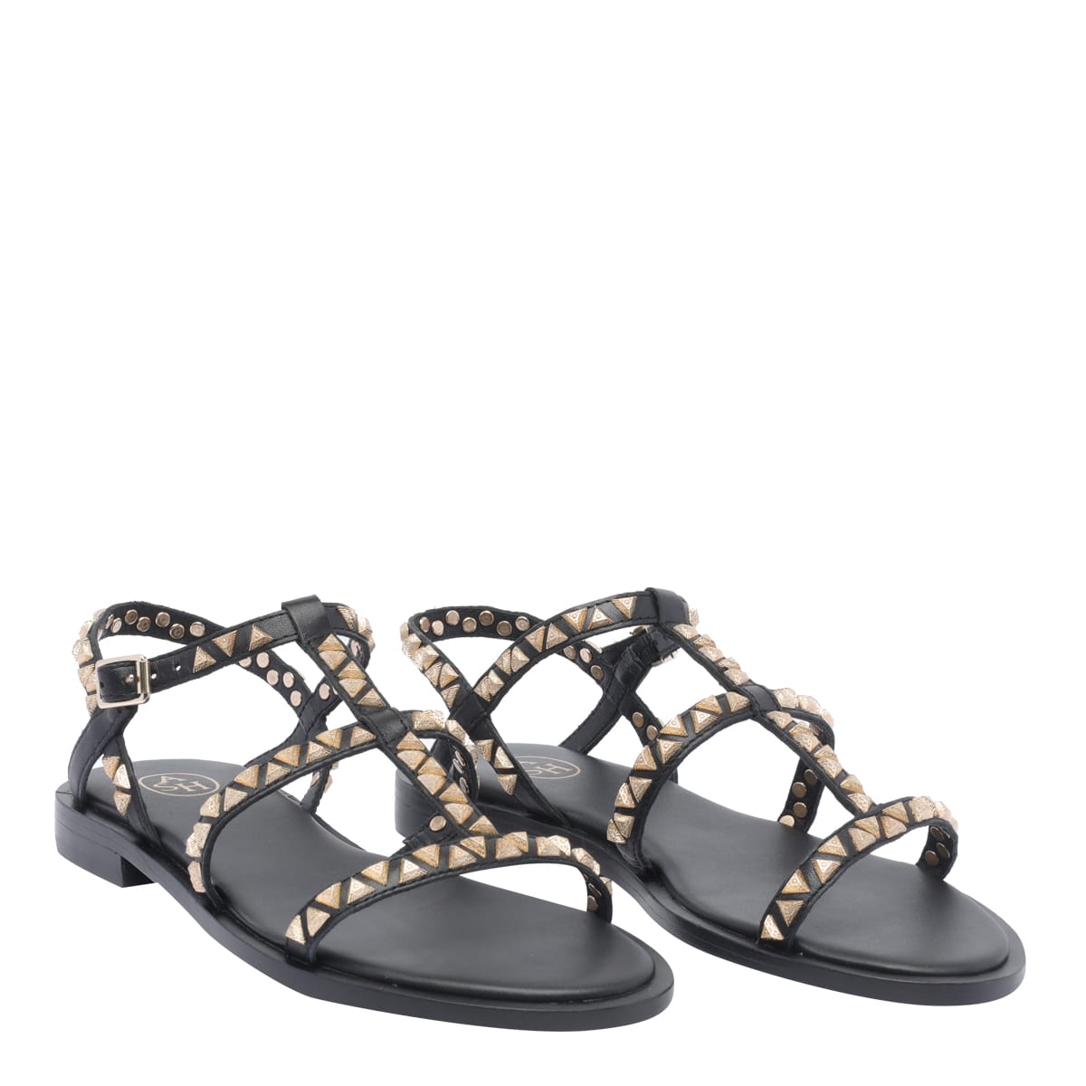 Ash Polinesia Sandals In Black