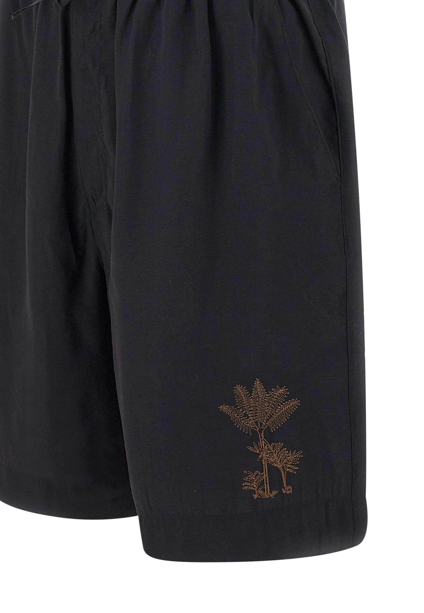 Shop Emporio Armani Modal Shorts In Black