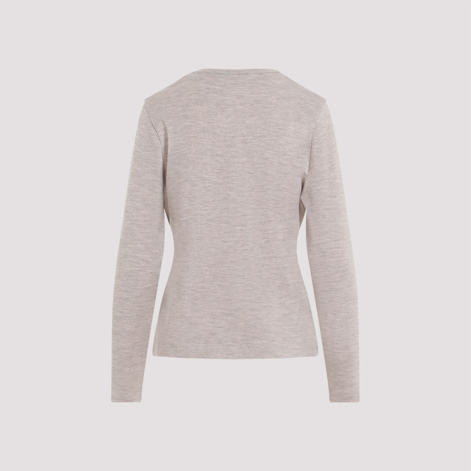 Shop Ralph Lauren Knit Henley Top In Mineral