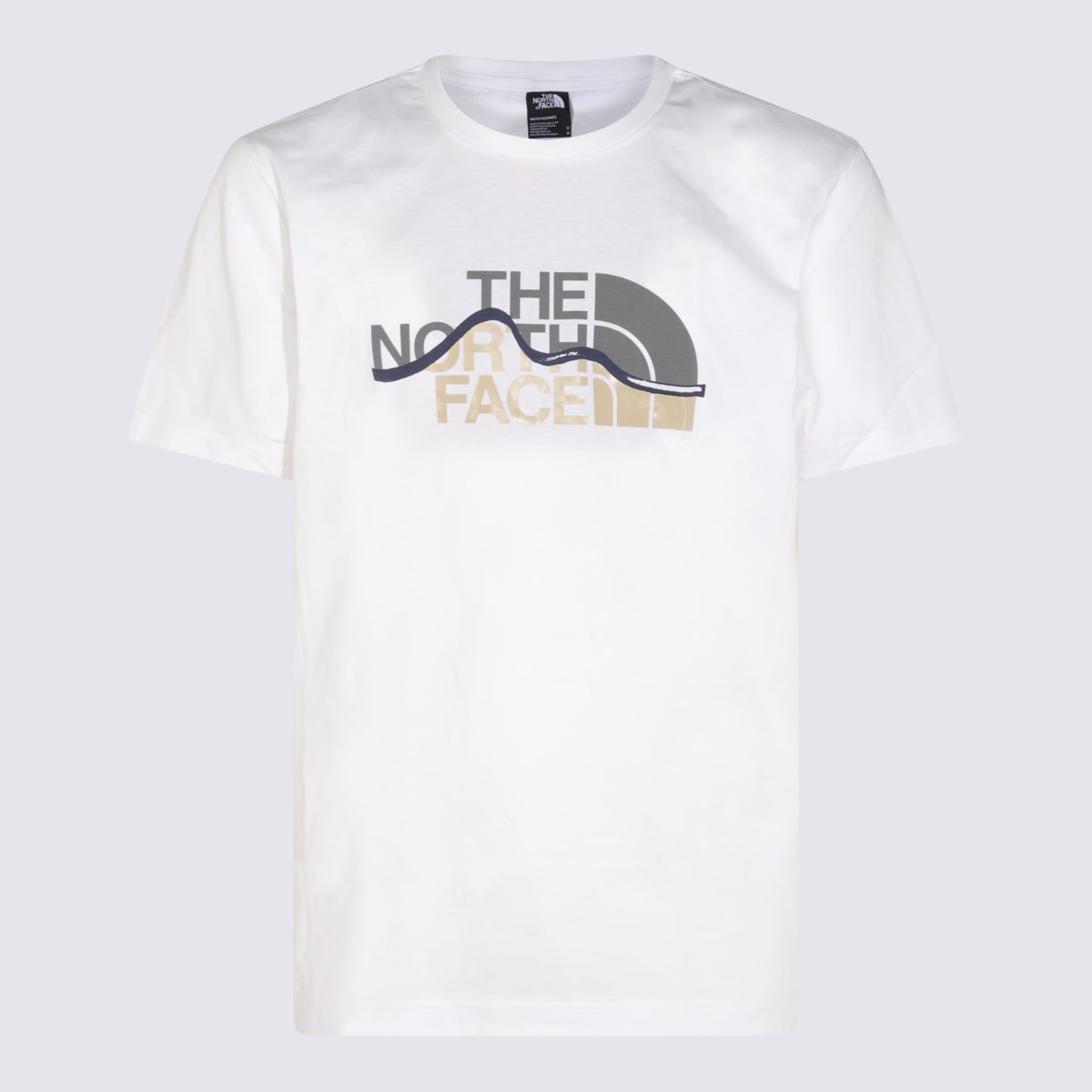 THE NORTH FACE WHITE COTTON T-SHIRT