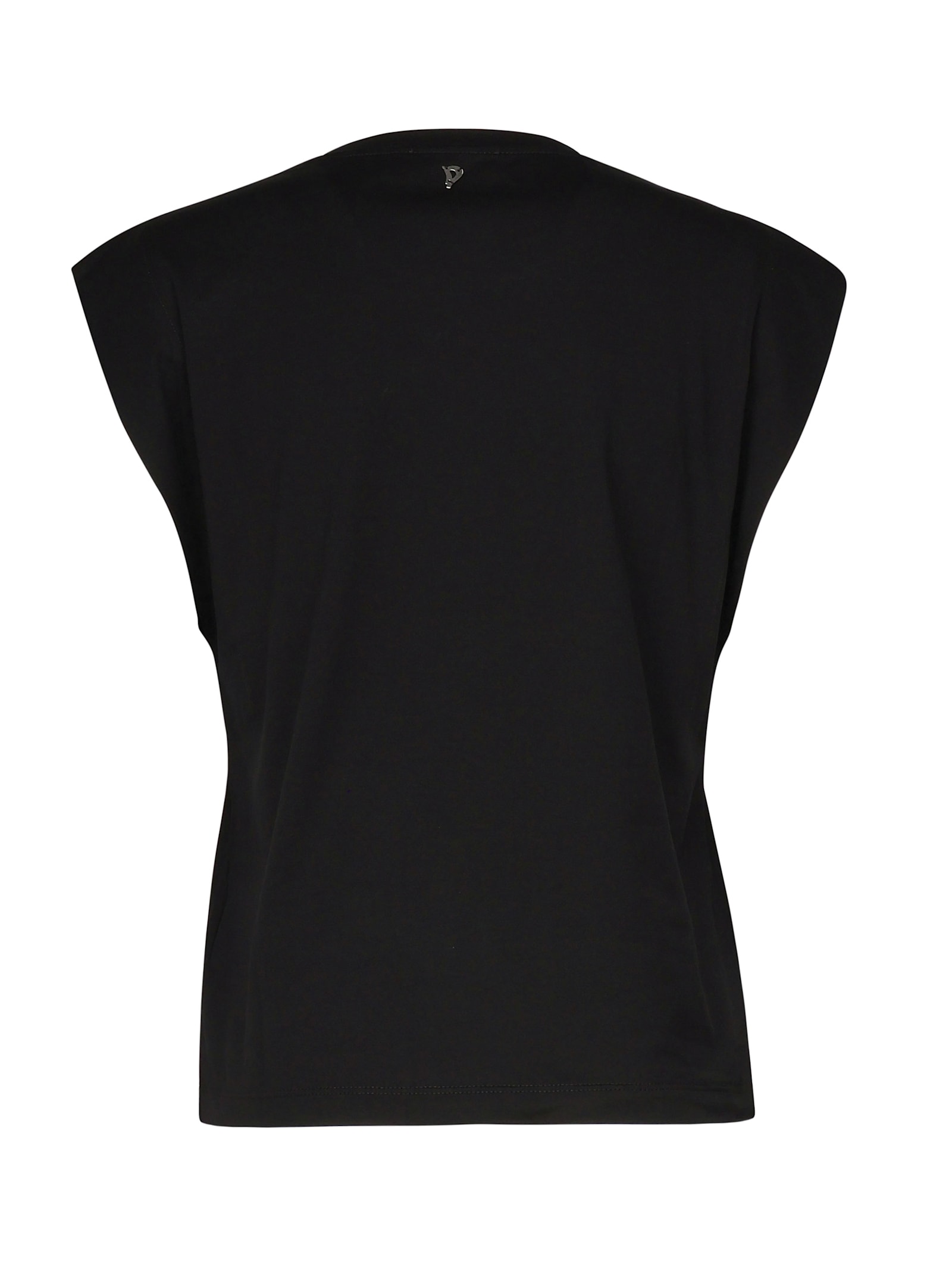 Dondup Woman T-shirt Black Size M Cotton