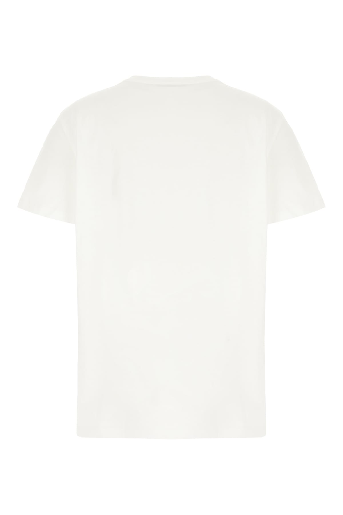 Max Mara Crew Neck Graphic Print Short Sleeves Top In 005