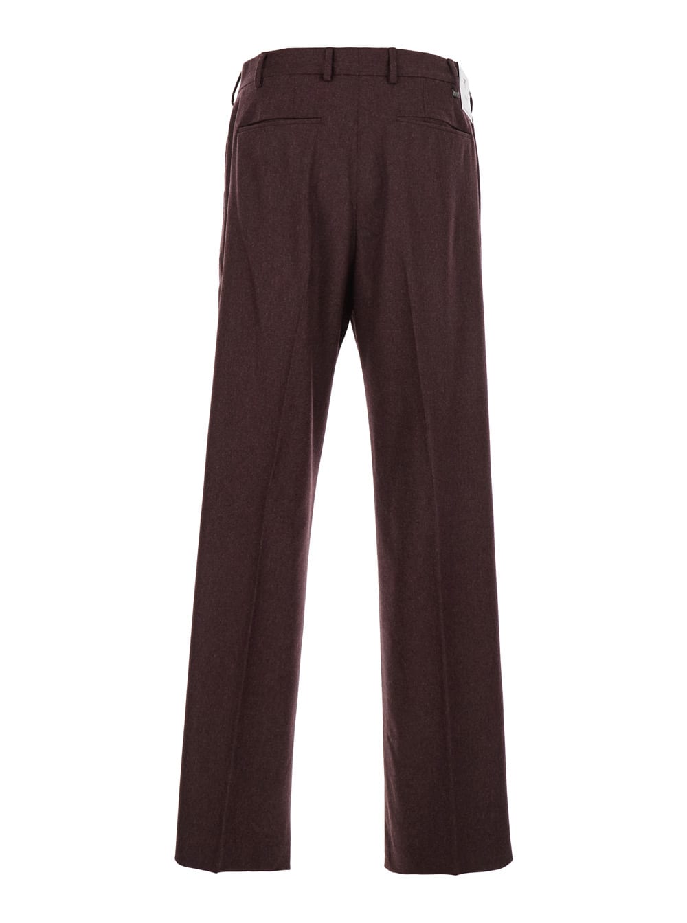 Pt Torino Pleated Trousers In Burgundy