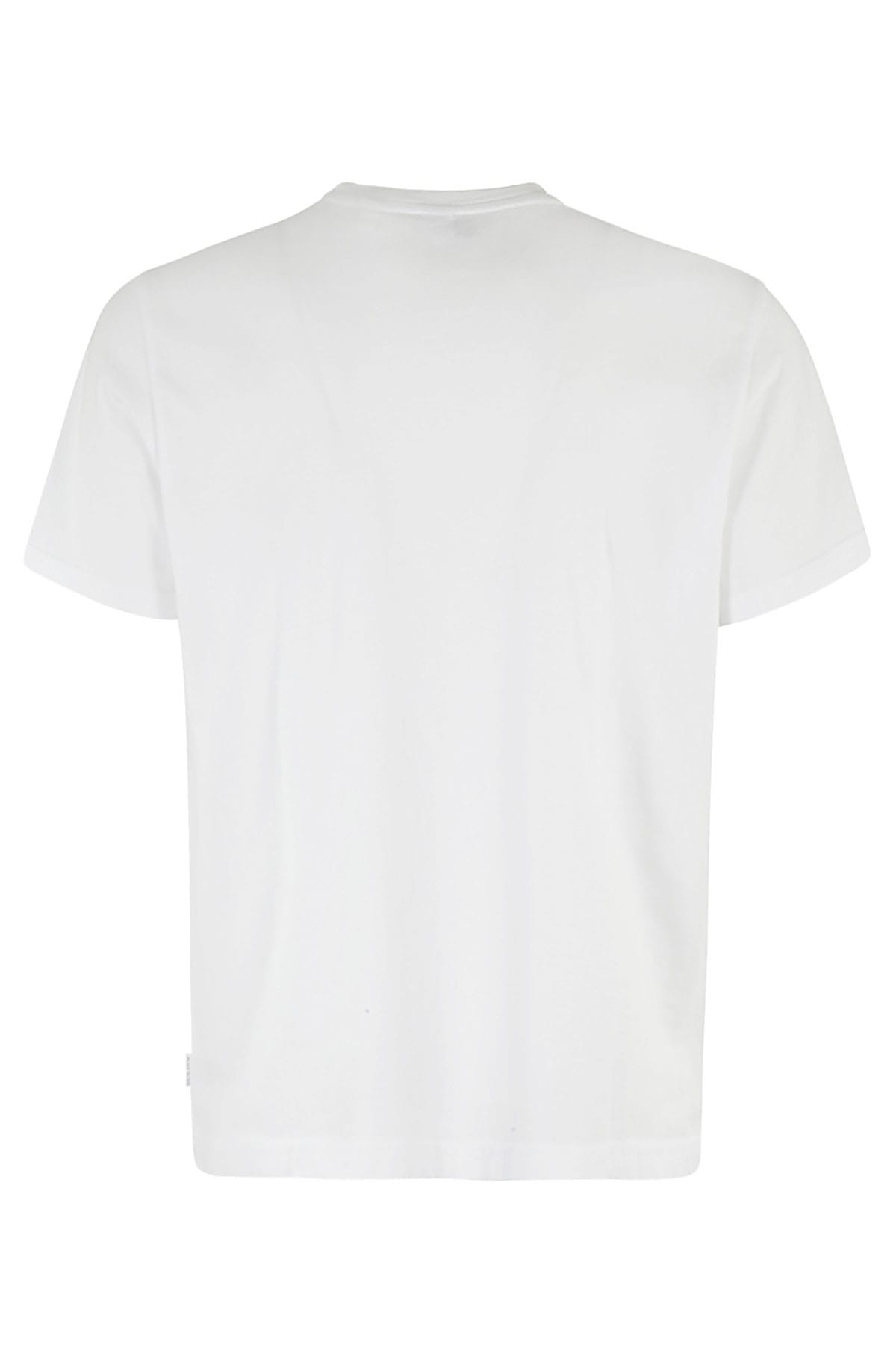 Shop Aspesi T-shirt Silenzio In Bianco