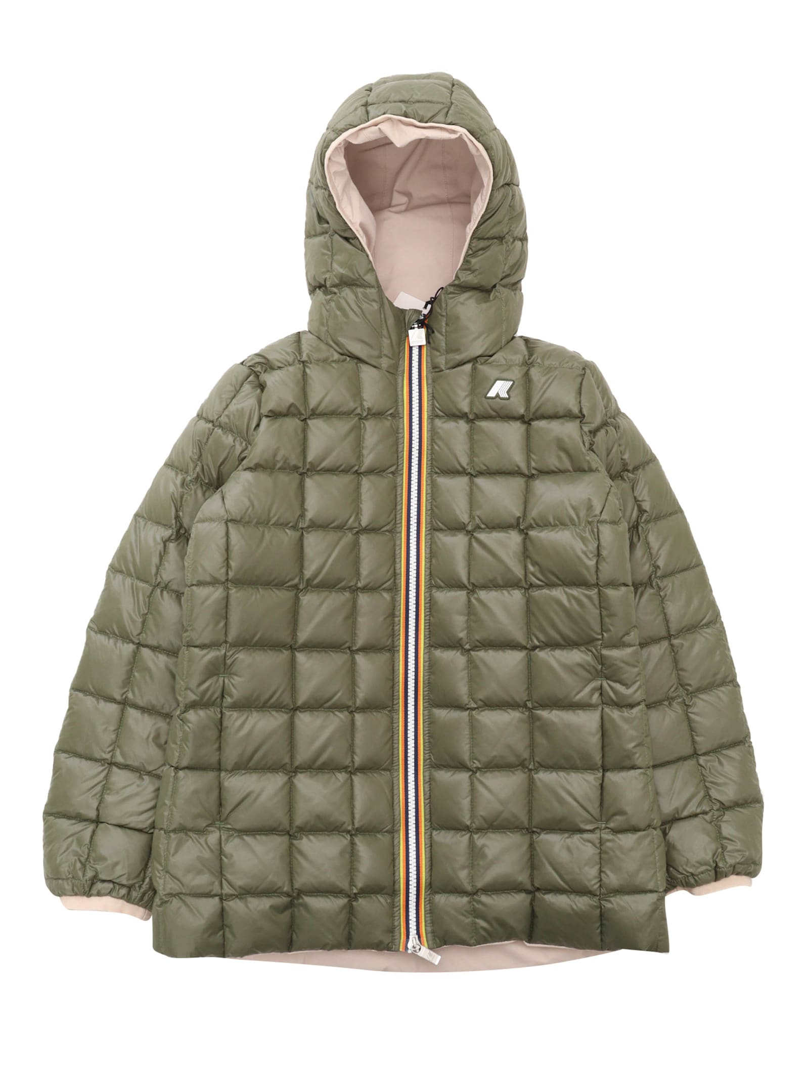 K-way P. Sophie St Thermo Double Down Jacket In Pink