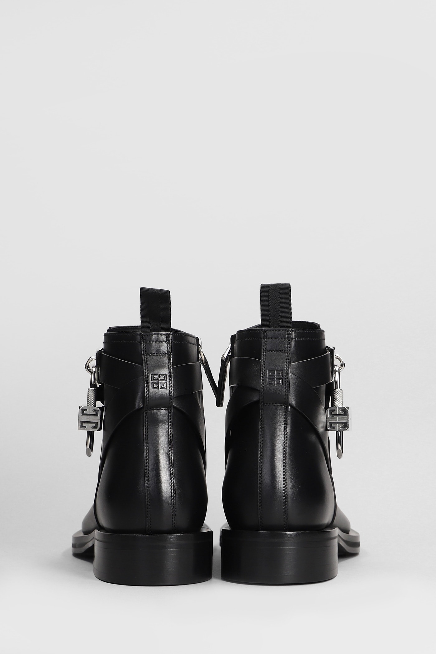 Shop Givenchy Lock Ankle Boots Ankle Boots In Black Leather