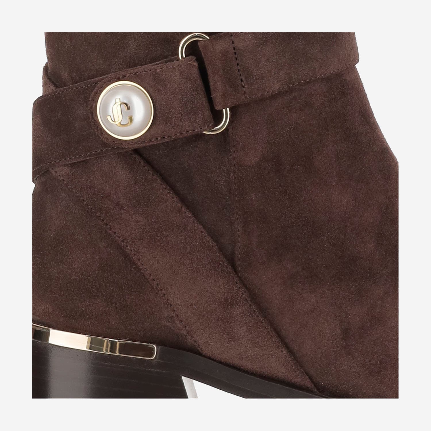 Jimmy Choo Noor 45 Suede Boots In Brown