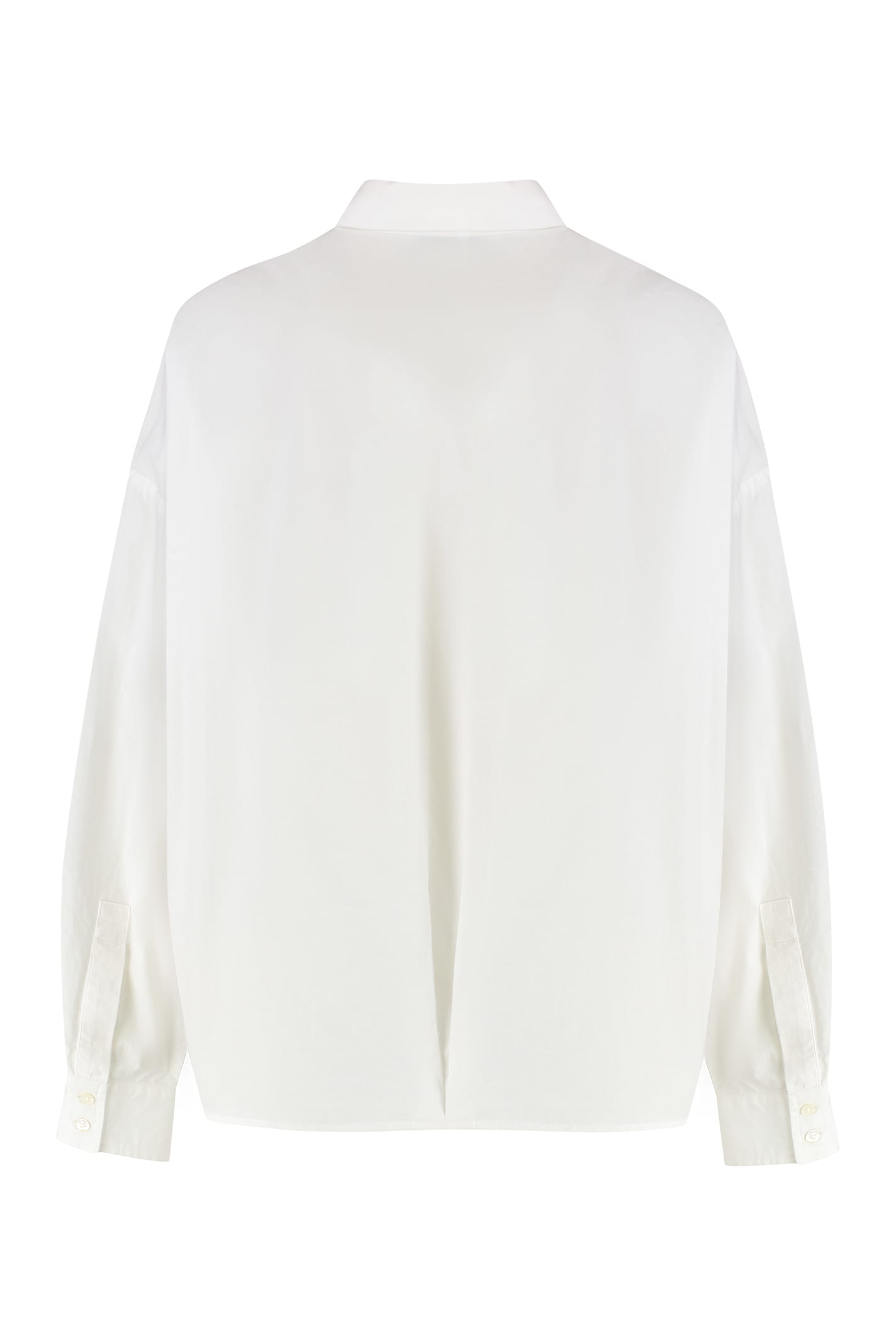 Pinko Chemise Avec Broderie Anglaise Et Cristaux