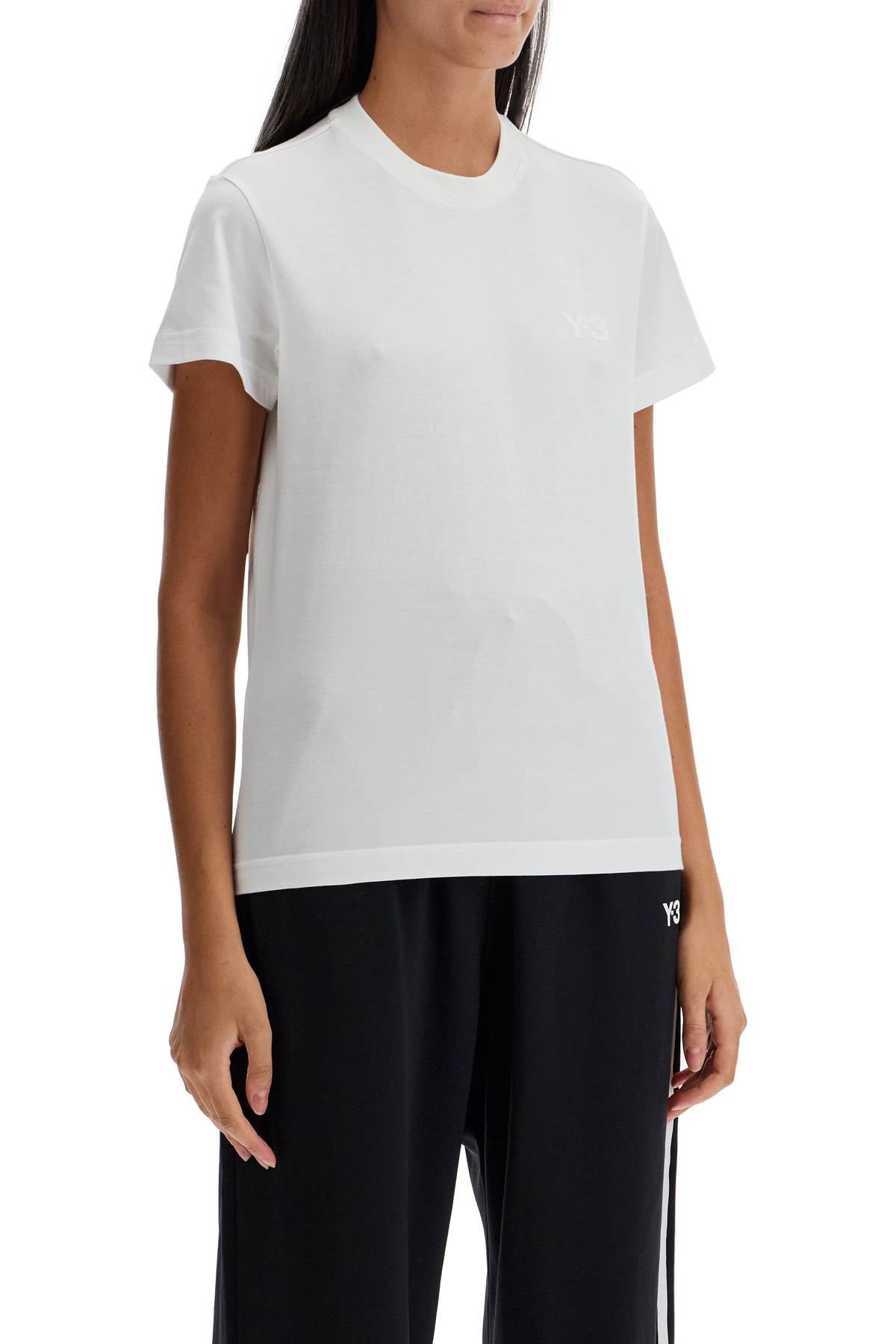 Y-3 T Shirt Regular Fit In Gray