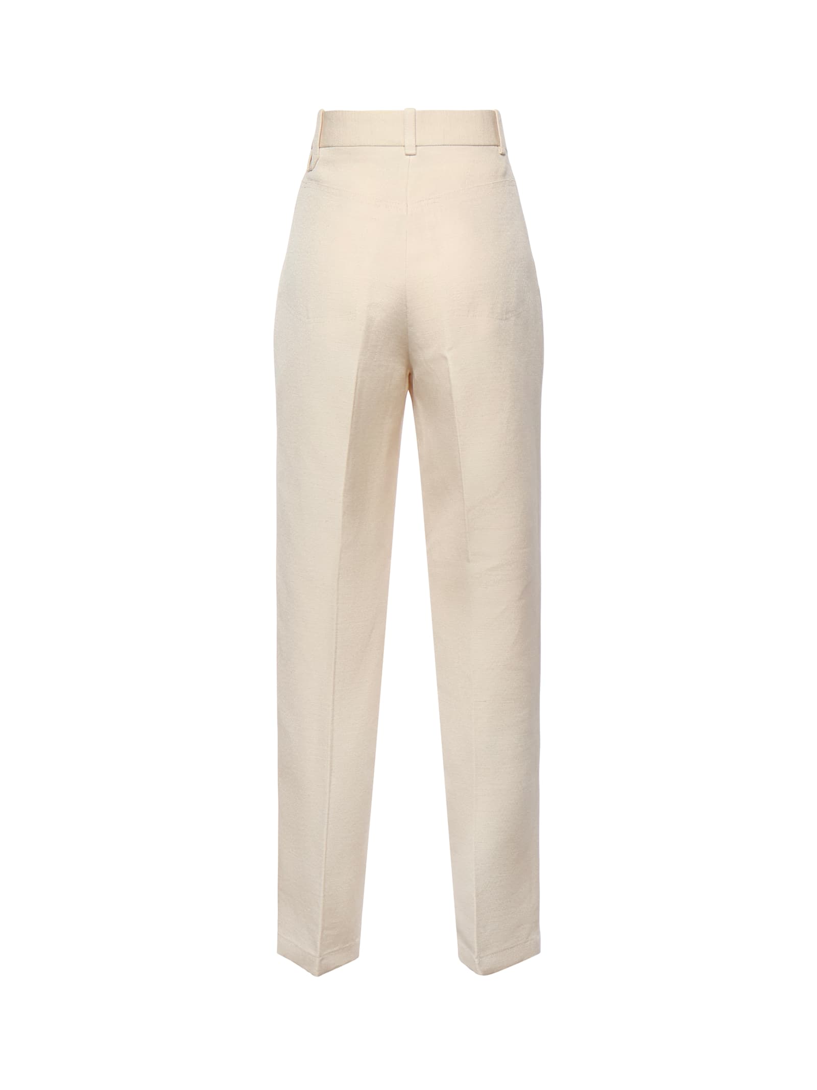 Jacquemus White Slim Fit Pant