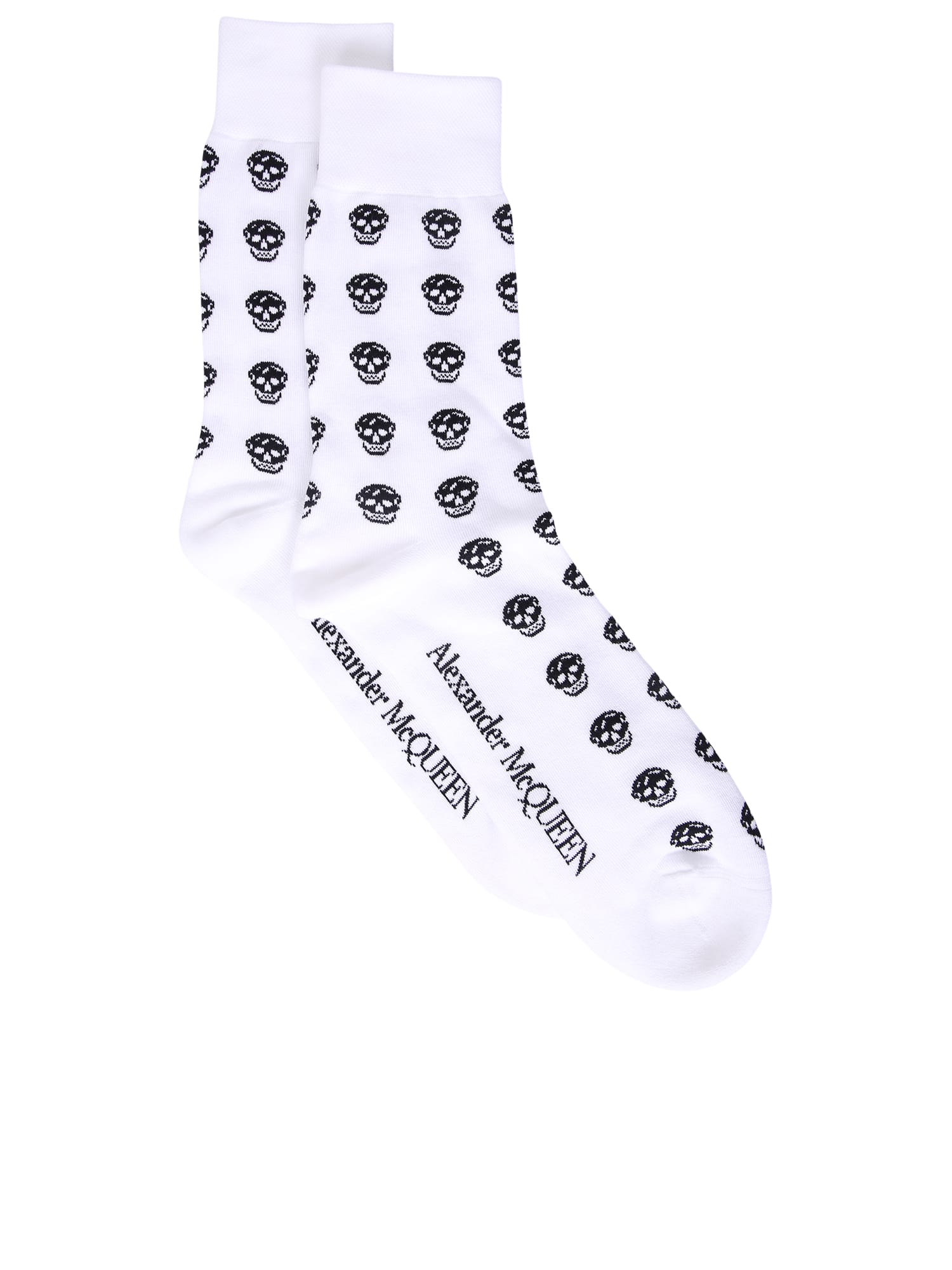 Alexander McQueen Multi Skull Knit Socks