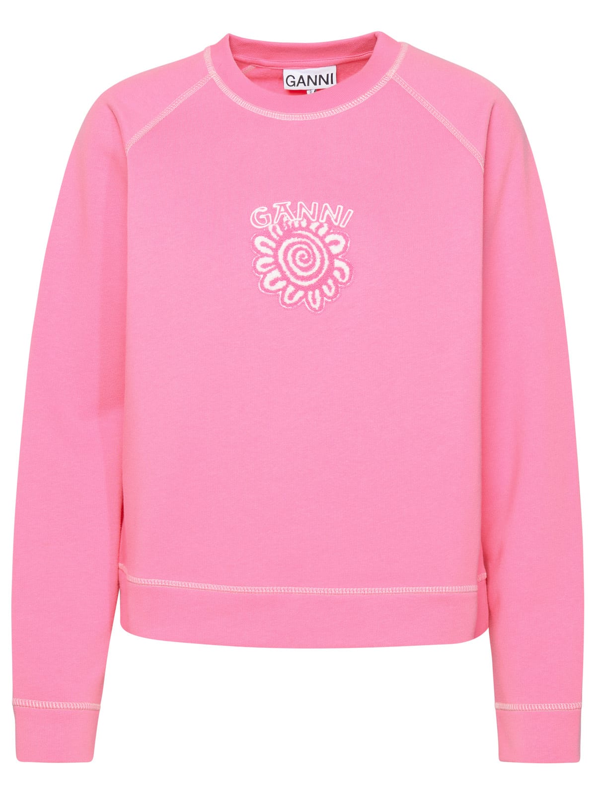 isoli Sweatshirt In Pink Organic Cotton