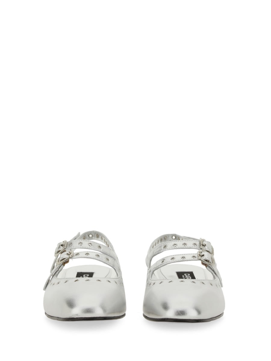 Carel Mary Jane Slingback Queen In Silver