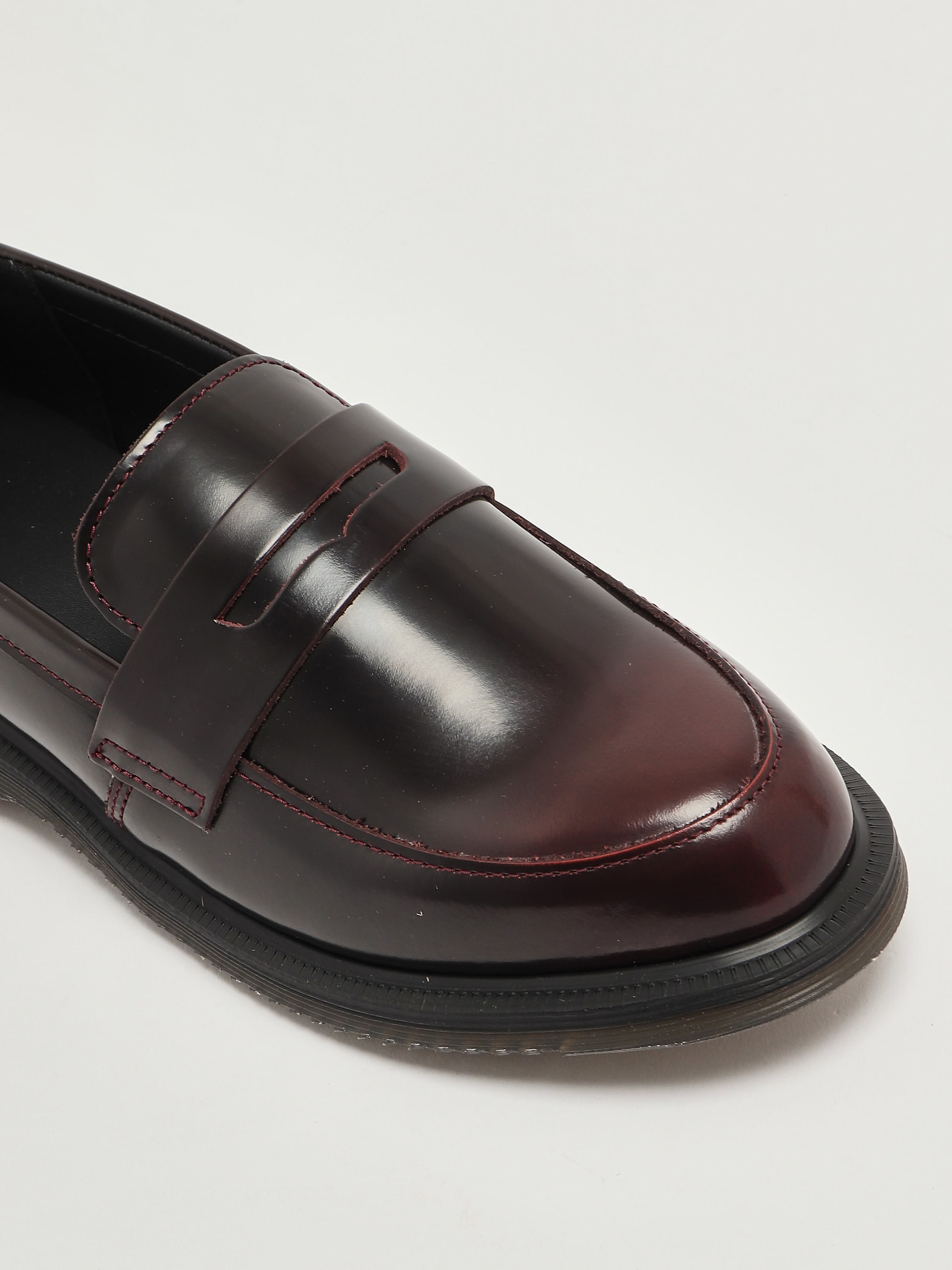 Dr. Martens Temara Arcadia Leather Loafers In Red