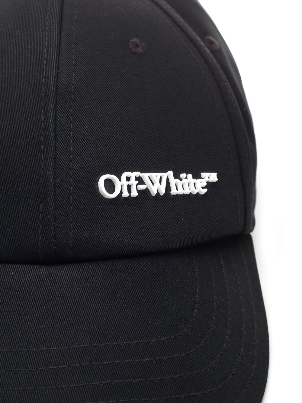 Shop Off-white Baseball Cap In Black