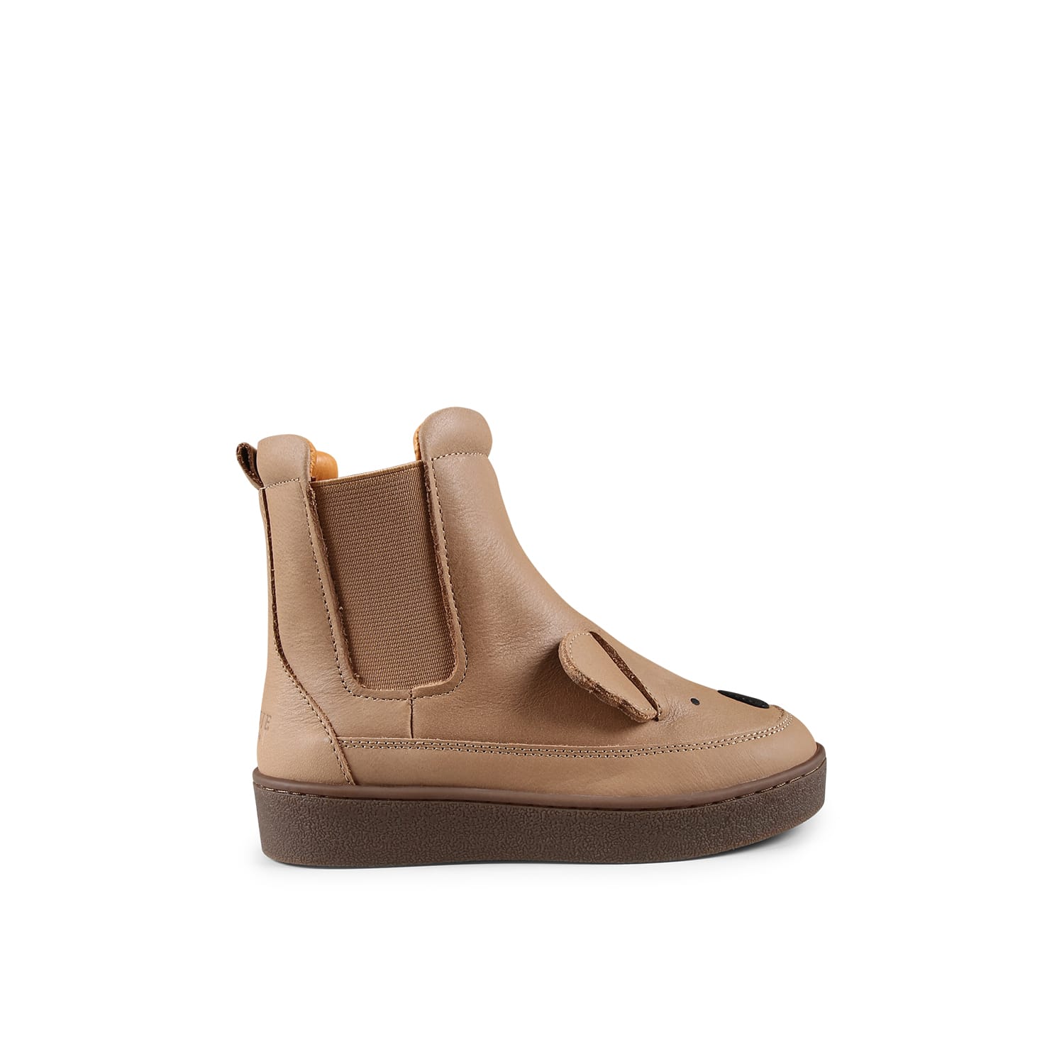 Donsje Brown Ankle Boots For Kids With Koala In Brown