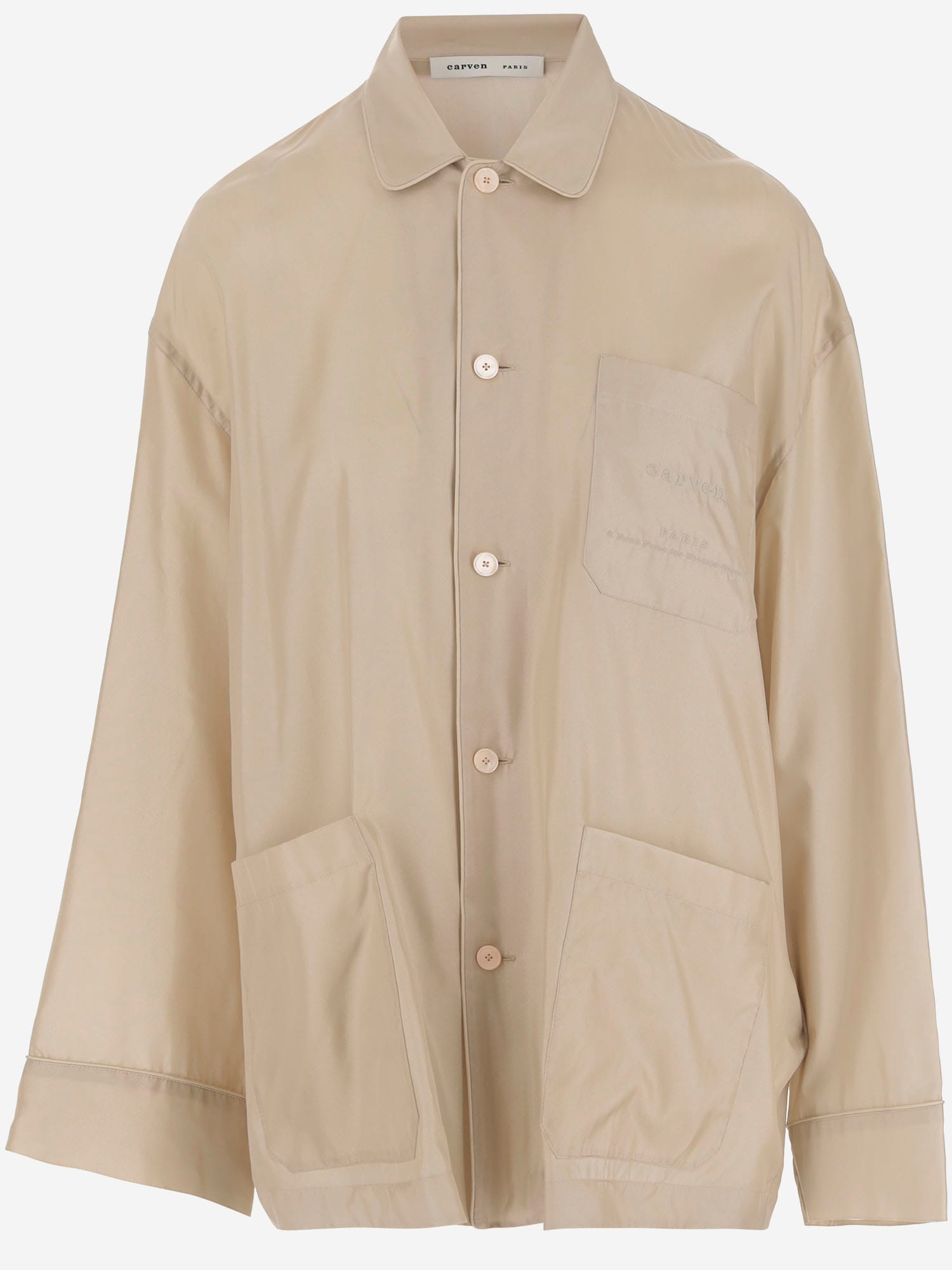 CARVEN SILK OVERSIZED SHIRT