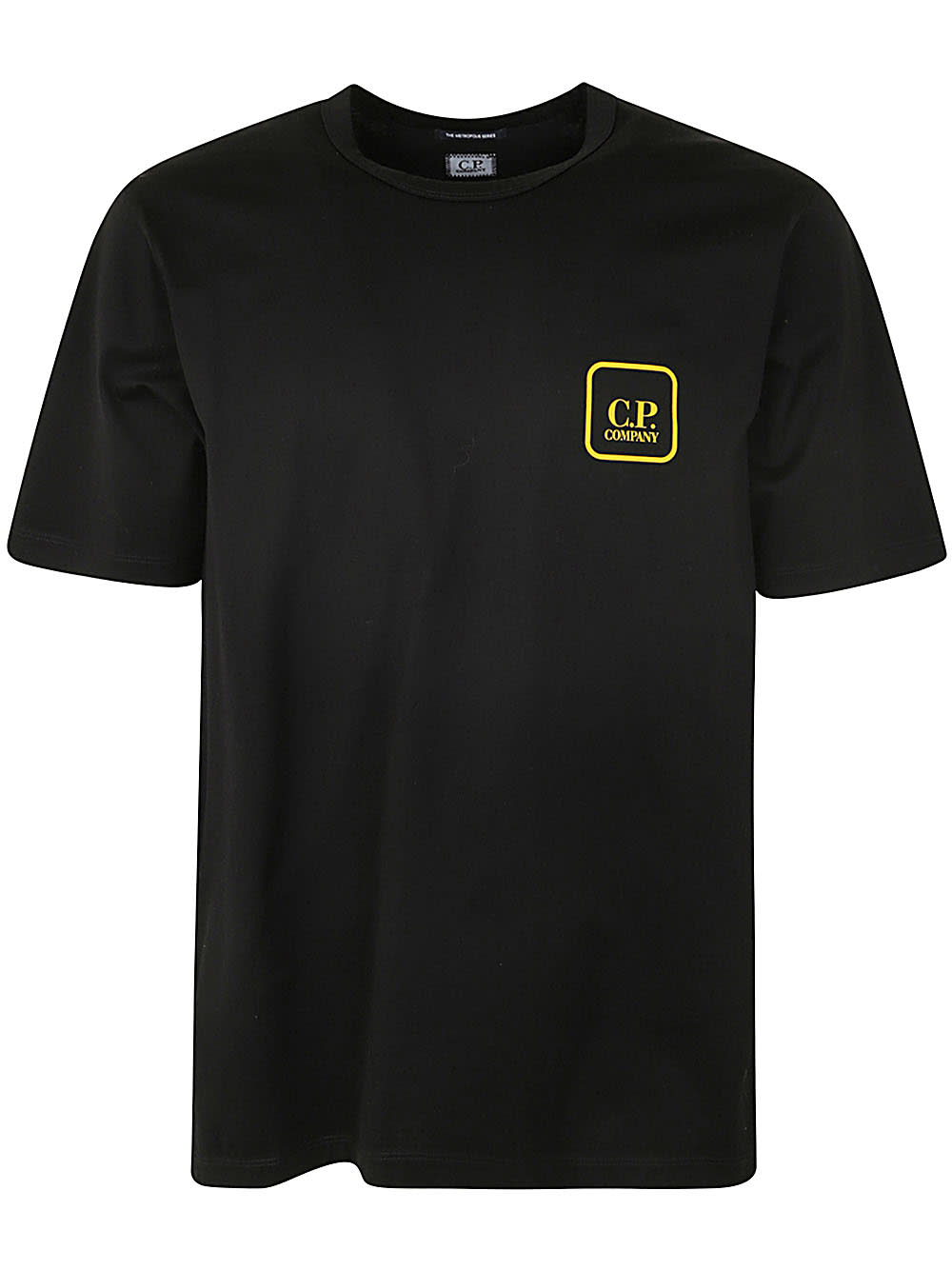 Shop C.p. Company Metropolis Series Mercerized Jersey Logo Graphic T-shirt In Black