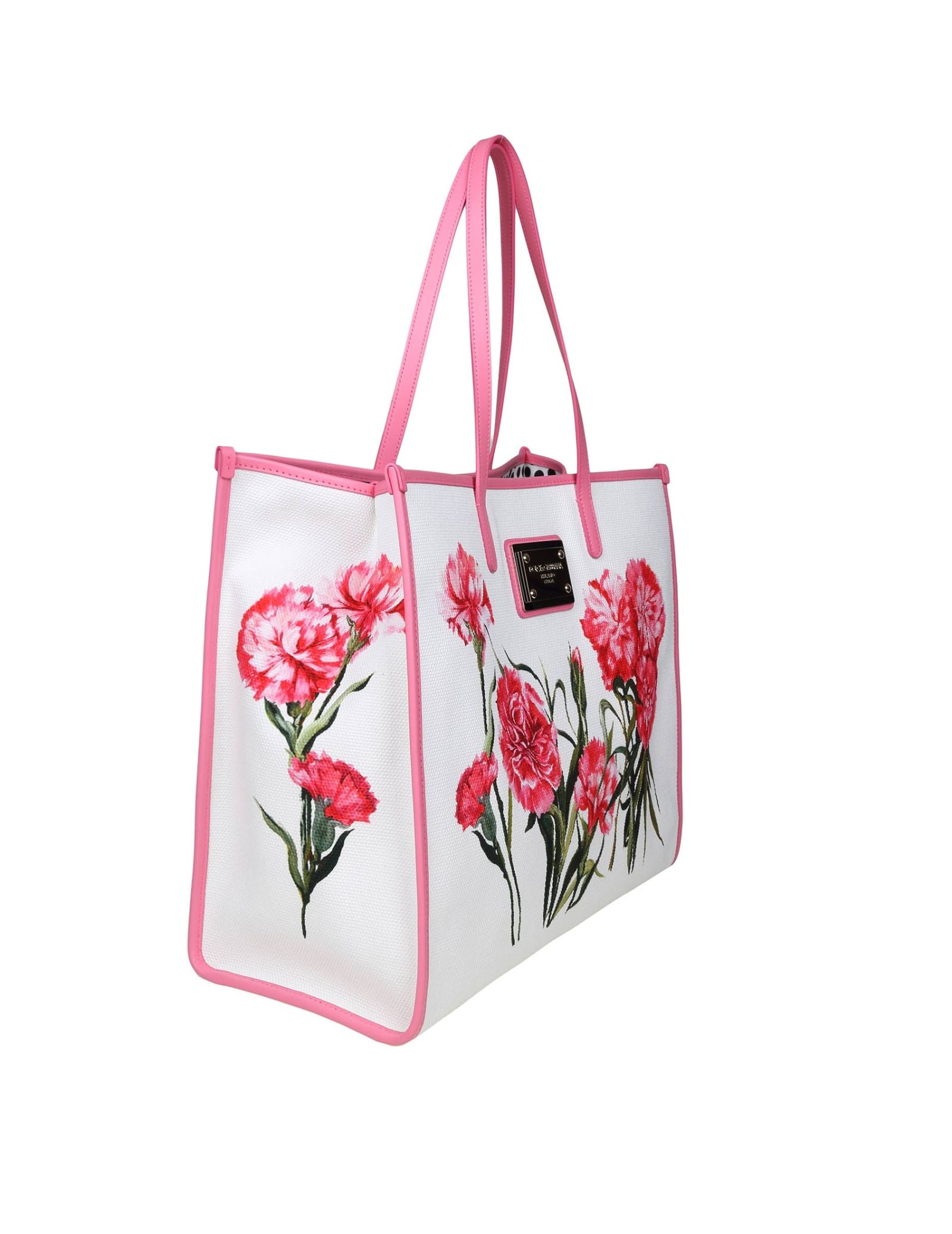 Dolce & Gabbana Floral-Print Canvas Tote Bag