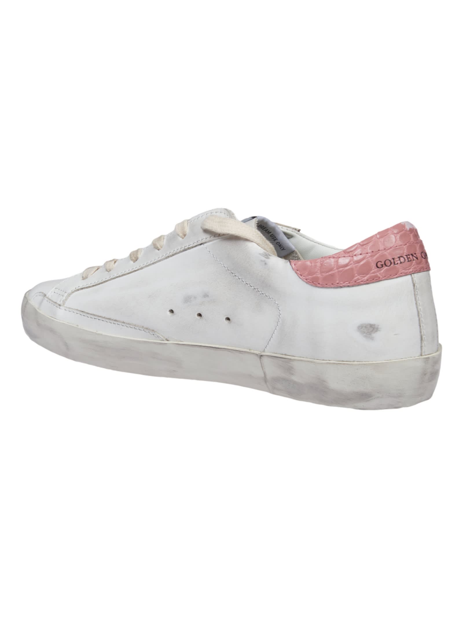 Shop Golden Goose Super Star Sneakers In White