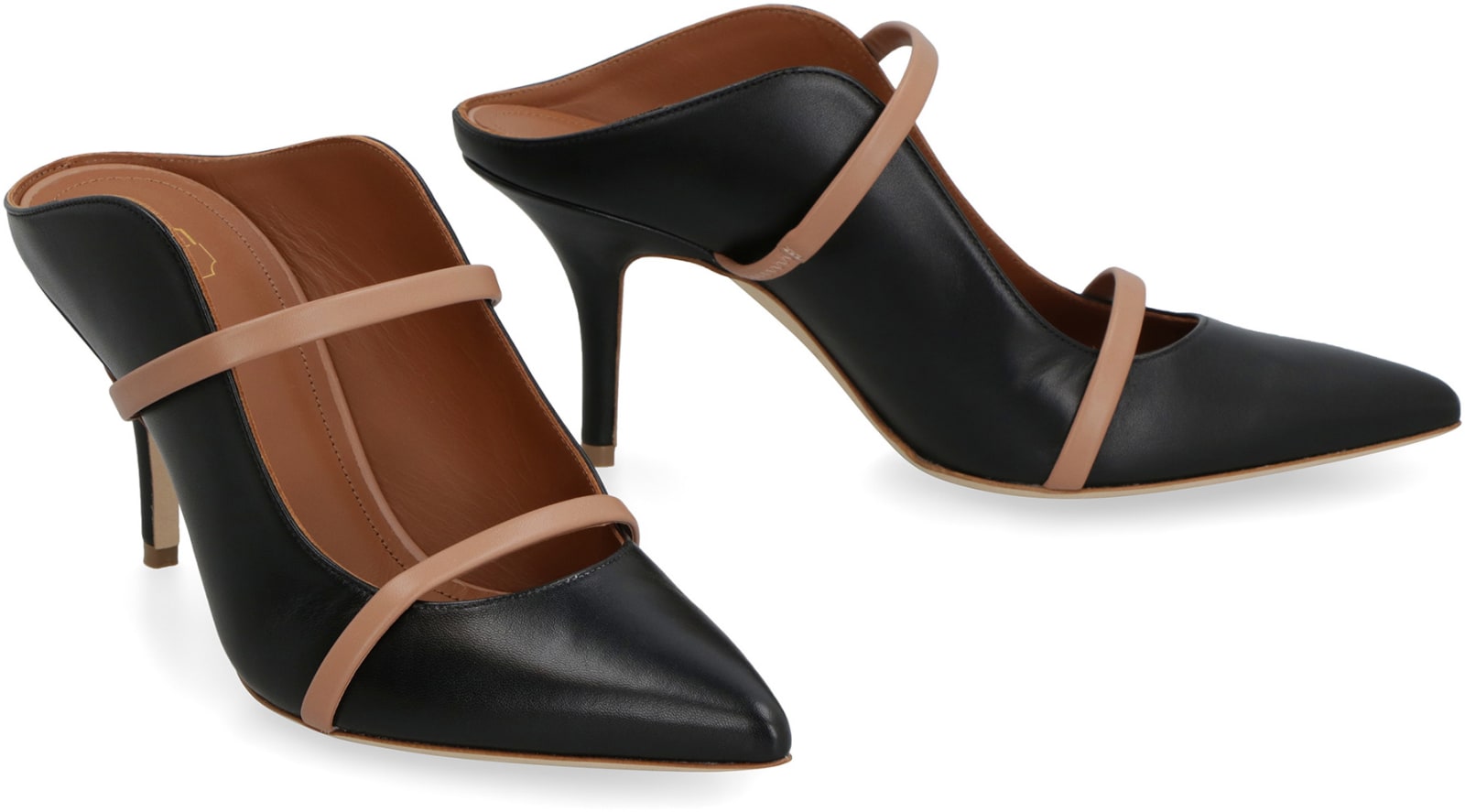 Shop Malone Souliers Maureen Leather Mules In Black